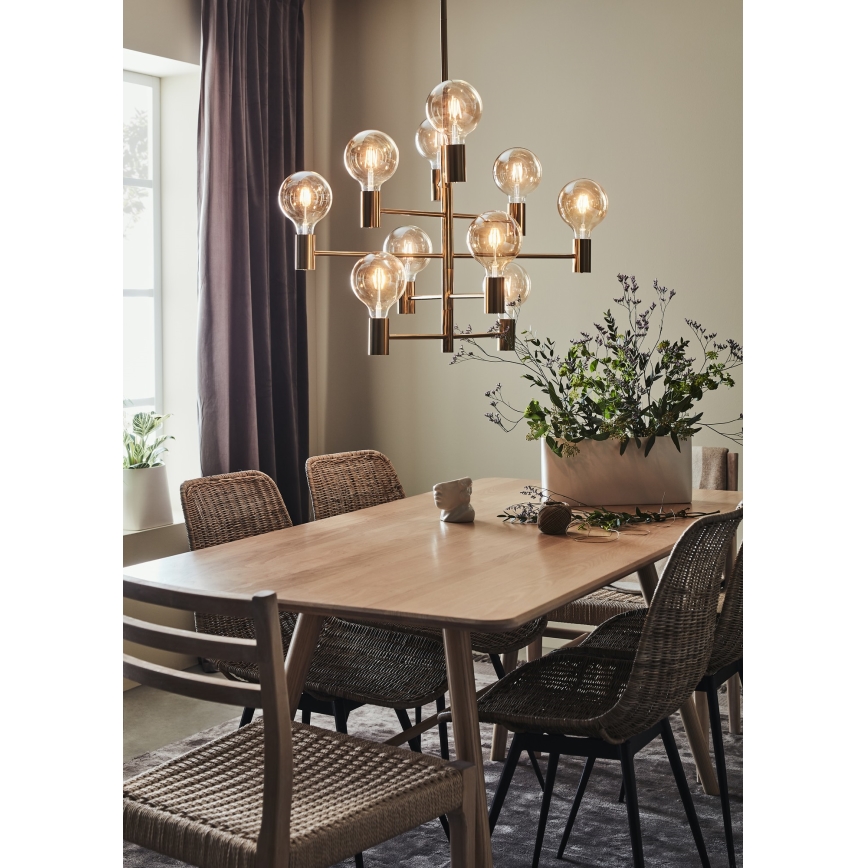 Markslöjd 108117 - Hanglamp  PARIS 10xE27/60W/230V gouden