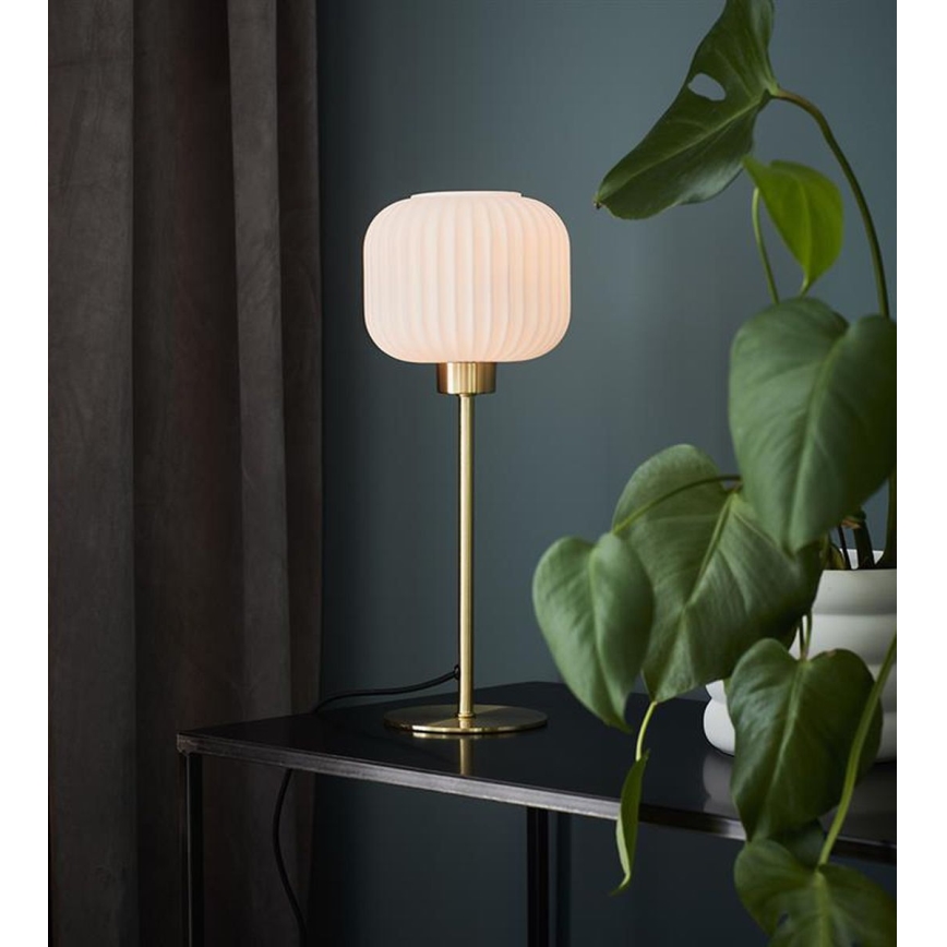 Markslöjd 108120 - Tafel Lamp SOBER 1xE27/60W/230V messing