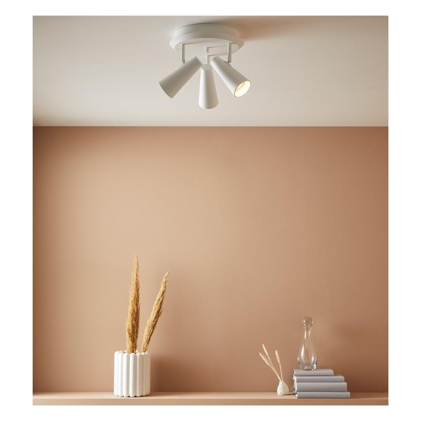 Markslöjd 108203 - Spot CREST 3xGU10/7W/230V blanc