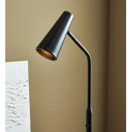 Markslöjd 108206 - Vloerlamp CREST 1xGU10/7W/230V zwart