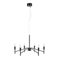 Markslöjd 108209 - Suspension filaire MONARCH 6xE14/18W/230V noire