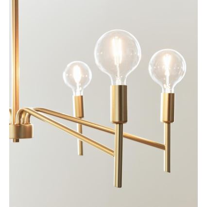 Markslöjd 108210 - Hanglamp aan een koord MONARCH 6xE14/18W/230V goud