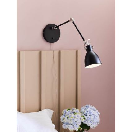 Markslöjd 108250 - Applique murale HOUSE 1xE14/40W/230V noir