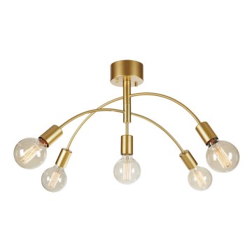 Markslöjd 108285 - Hanglamp voor Oppervlak Montage CYGNUS 5xE27/40W/230V goud