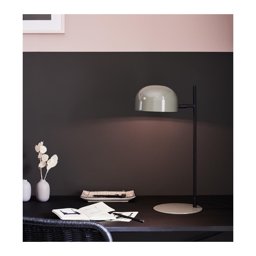 Markslöjd 108292 - Lampe de table POSE 1xE14/25W/230V grise