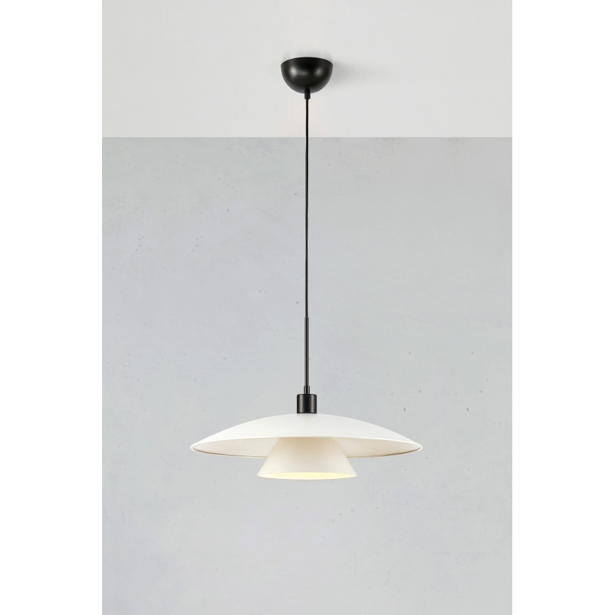 Markslöjd 108430 - Hanglamp aan een koord MILLINGE 1xE27/40W/230V wit