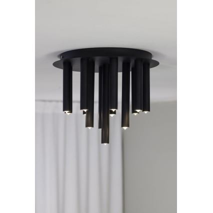 Markslöjd 108505 - Plafonnier GOCCE 13xG9/10W/230V noir