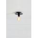 Markslöjd 108540 - Plafondlamp PIATTO 1xE27/40W/230V zwart