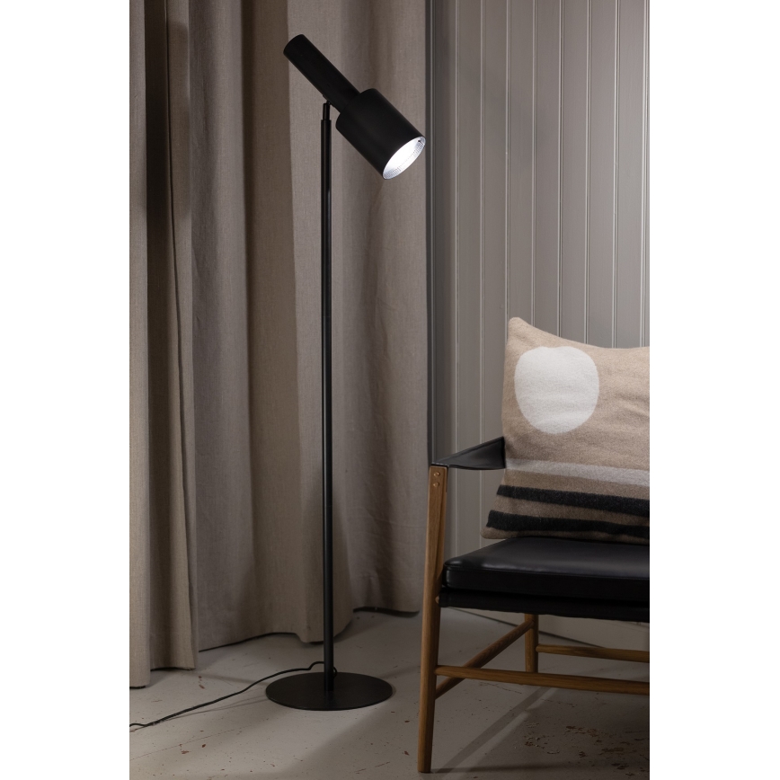 Markslöjd 108542 - Staande Lamp OZZY 1xE27/40W/230V zwart