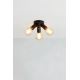 Markslöjd 108549 - Plafondlamp MAZZO 3xE27/40W/230V zwart