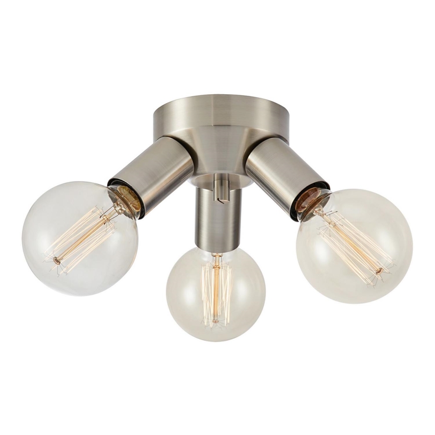 Markslöjd 108551 - Plafondlamp MAZZO 3xE27/40W/230V mat chroom