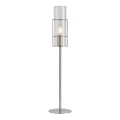 Markslöjd 108558 - Lampe de table TUBO 1xE14/40W/230V 65 cm chrome brillant/clear