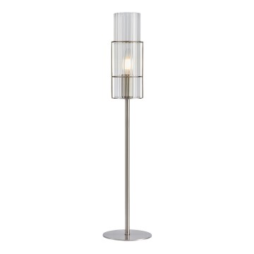 Markslöjd 108558 - Lampe de table TUBO 1xE14/40W/230V 65 cm chrome brillant/clear