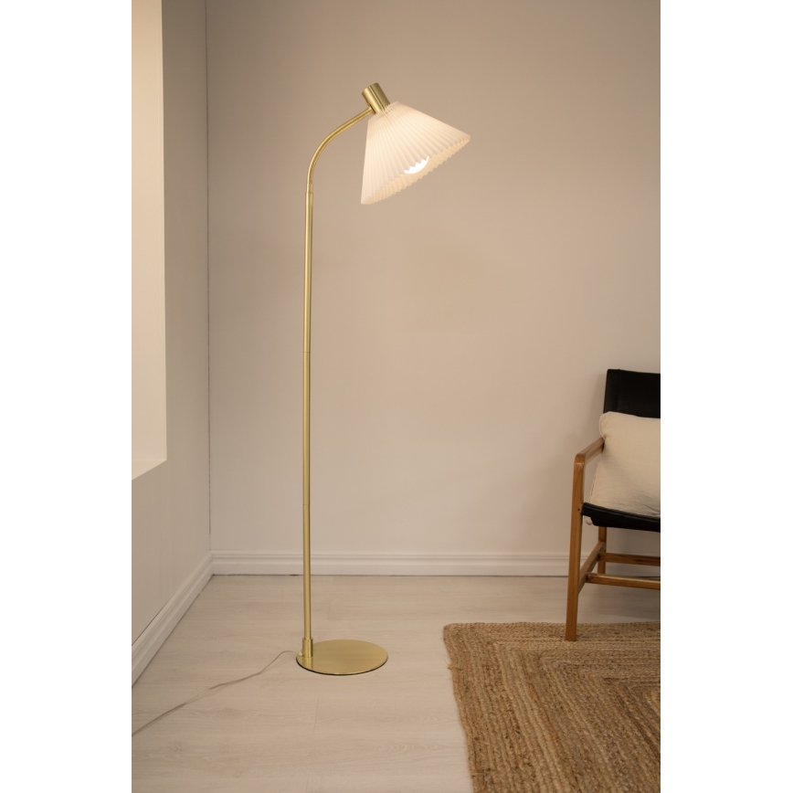 Markslöjd 108569 - Lampadaire MIRA 1xE27/40W/230V doré