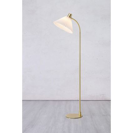 Markslöjd 108569 - Staande Lamp MIRA 1xE27/40W/230V goud