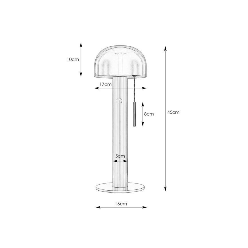 Markslöjd 108577 - Tafellamp COSTA 2xG9/18W/230V wit/mat chroom