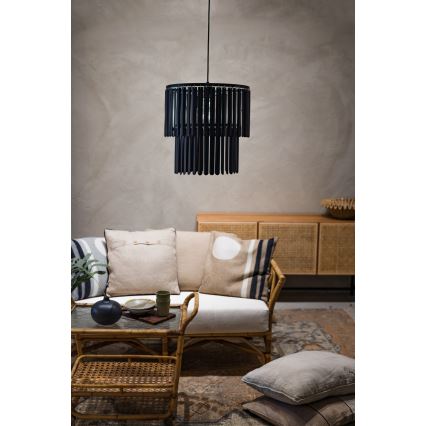 Markslöjd 108581 - Hanglamp aan een koord VIENTO 1xE27/40W/230V zwart