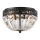 Markslöjd 108598 - Plafondlamp ETIENNE 2xE14/40W/230V zwart