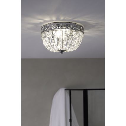 Markslöjd 108599 - Plafondlamp ETIENNE 2xE14/40W/230V glanzend chroom