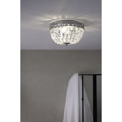 Markslöjd 108599 - Plafondlamp ETIENNE 2xE14/40W/230V glanzend chroom