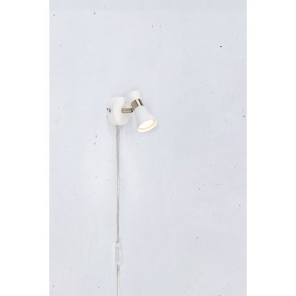 Markslöjd 108627- Wandspot FOLIE 1xGU10/7W/230V wit/mat chroom