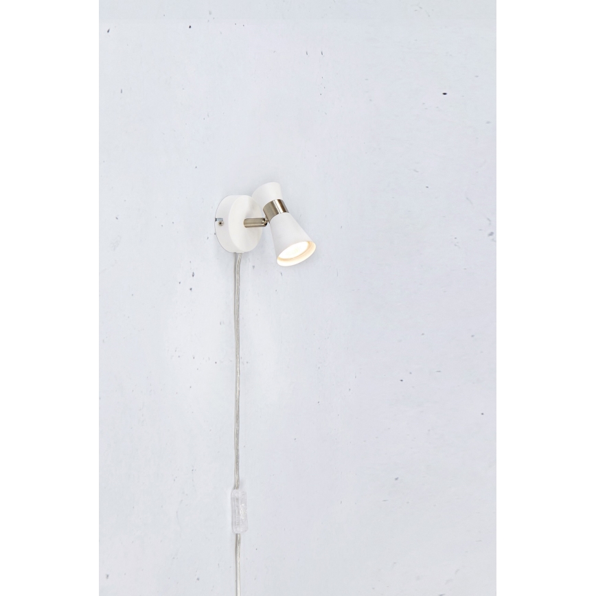 Markslöjd 108627- Wandspot FOLIE 1xGU10/7W/230V wit/mat chroom