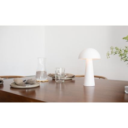 Markslöjd 108656 - LED Dimbaar rechargeable lamp FUNGI LED/1,5W/5V IP44 wit