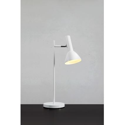 Markslöjd 108688 - Lampe de table METRO 1xE27/40W/230V blanc
