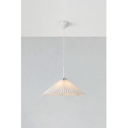 Markslöjd 108711 - Suspension filaire PLISADO 1xE27/40W/230V d. 50 cm blanc