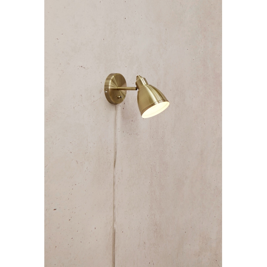 Markslöjd 108714 - Applique murale STORY 1xE14/40W/230V laiton