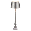 Markslöjd 108775 - Lampe de table METALLO 1xE27/40W/230V chrome mat