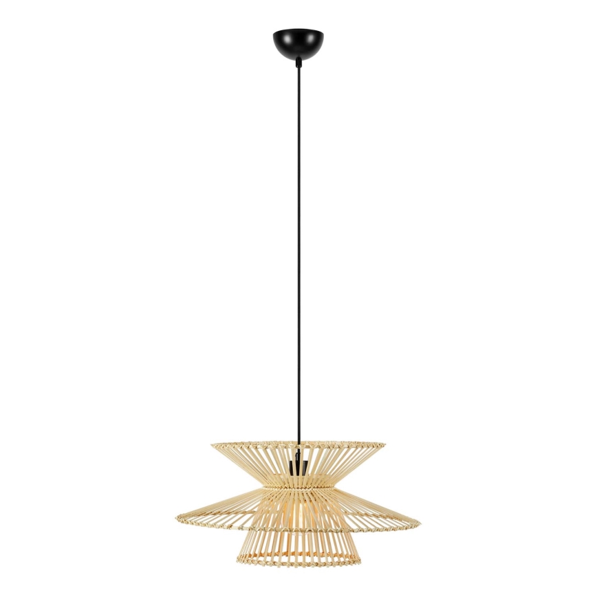 Markslöjd 108785 - Suspension filaire DUPLICI 1xE27/40W/230V beige/bambou