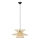 Markslöjd 108785 - Suspension filaire DUPLICI 1xE27/40W/230V beige/bambou