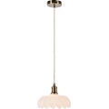 Markslöjd 108857 - Suspension filaire KURAGE 1xE27/40W/230V laiton/blanc