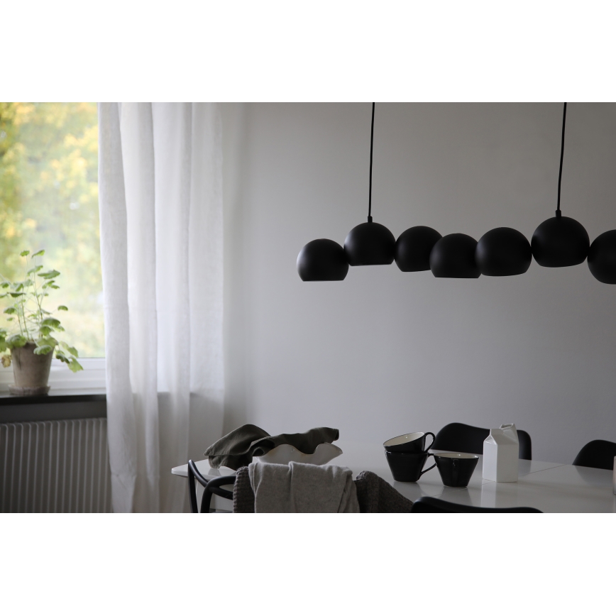 Markslöjd 108860 - Suspension filaire CUPOLO 7xE14/40W/230V noir