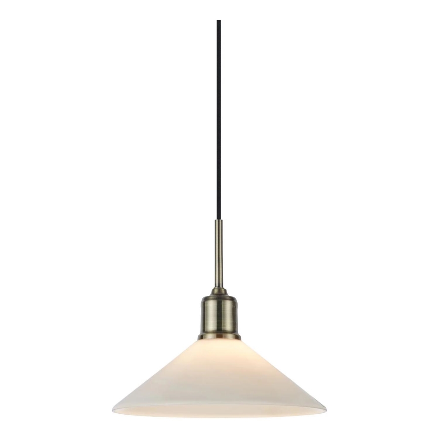 Markslöjd 108867 - Hanglamp aan een koord VELA 1xE27/40W/230V messing/wit
