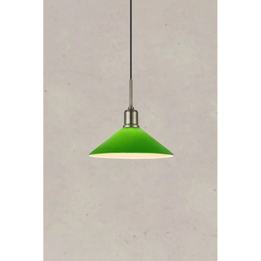 Markslöjd 108868 - Hanglamp aan een koord VELA 1xE27/40W/230V messing/groen