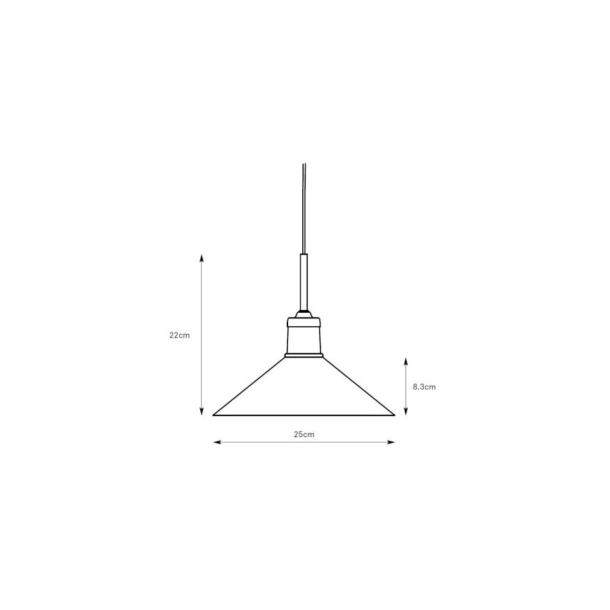 Markslöjd 108868 - Hanglamp aan een koord VELA 1xE27/40W/230V messing/groen