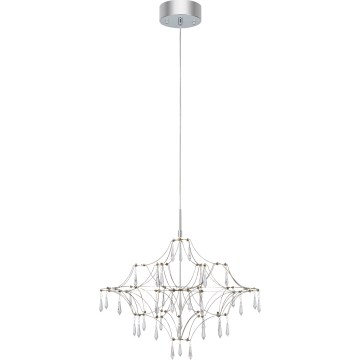 Markslöjd 108869 - Suspension filaire en cristal à intensité variable EFESOS LED/14W/230V d. 60 cm