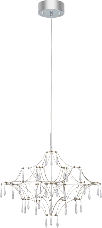 Markslöjd 108869 - Suspension filaire en cristal à intensité variable EFESOS LED/14W/230V d. 60 cm