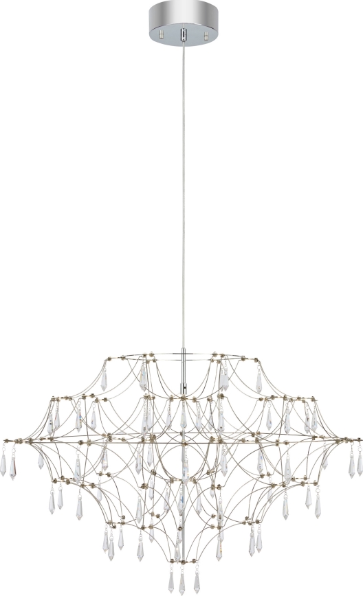Markslöjd 108870 - LED Dimbare kristallen hanglamp aan een snoer EFESOS LED/25W/230V diameter 80 cm