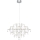 Markslöjd 108870 - LED Dimbare kristallen hanglamp aan een snoer EFESOS LED/25W/230V diameter 80 cm