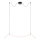 Markslöjd 108873 - Suspension LED dimmable sur câble MELT LED/13W/230V 112 cm noir