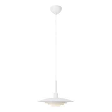 Markslöjd 108874 - Hanglamp aan snoer PINY 1xE27/60W/230V Ø 35 cm wit
