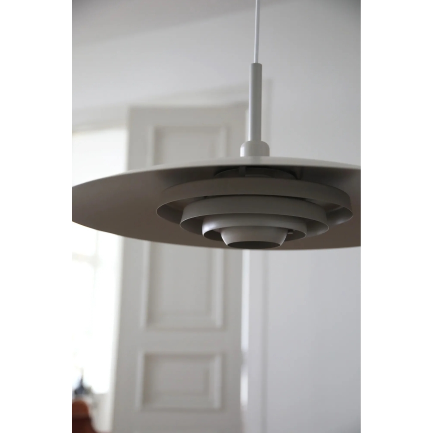 Markslöjd 108877 - Hanglamp aan kabel PINY 1xE27/60W/230V Ø 57 cm beige