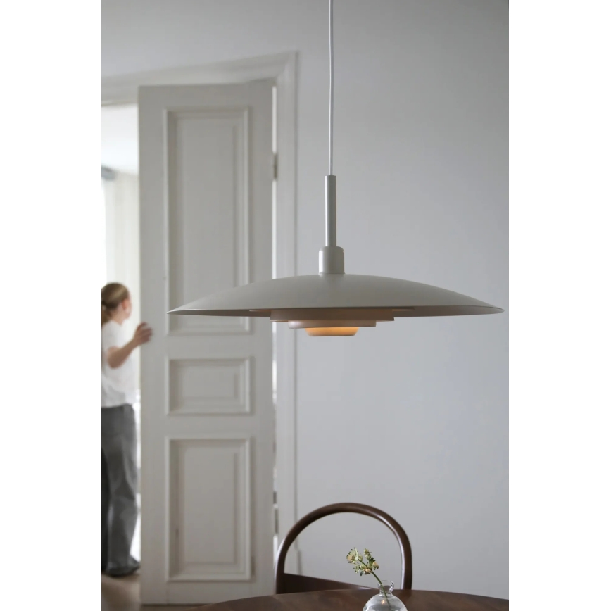 Markslöjd 108877 - Suspension sur câble PINY 1xE27/60W/230V Ø 57 cm beige