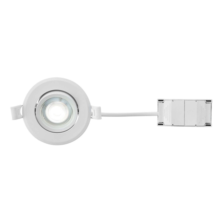 Markslöjd 108885 - luminaire encastré LED dimmable pour salle de bains PLUTO LED/4,9W/230V CRI 90 IP44 blanc