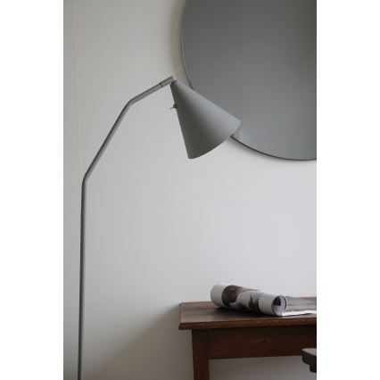 Markslöjd 108891 - Dimbare LED vloerlamp FUNIL LED/4,9W/230V CRI 90 grijs