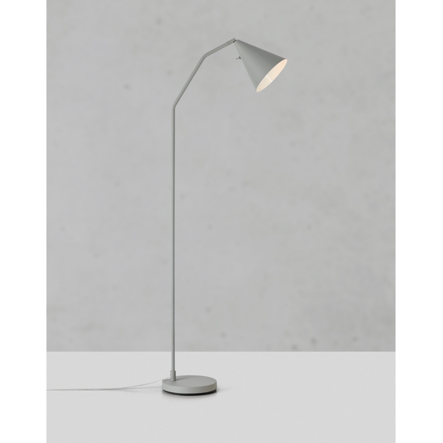 Markslöjd 108891 - Dimbare LED vloerlamp FUNIL LED/4,9W/230V CRI 90 grijs