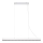 Markslöjd 108892 - PLANO dimbare LED-hanglamp met kabel LED/38W/230V wit